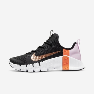 Chaussure De Crossfit Nike Free Metcon 3 Noir 1028-957 Black/Light Arctic Pink/Hyper Crimson/Metallic Copper Femme | DCC-94958900